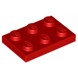 plaat 2x3 Red